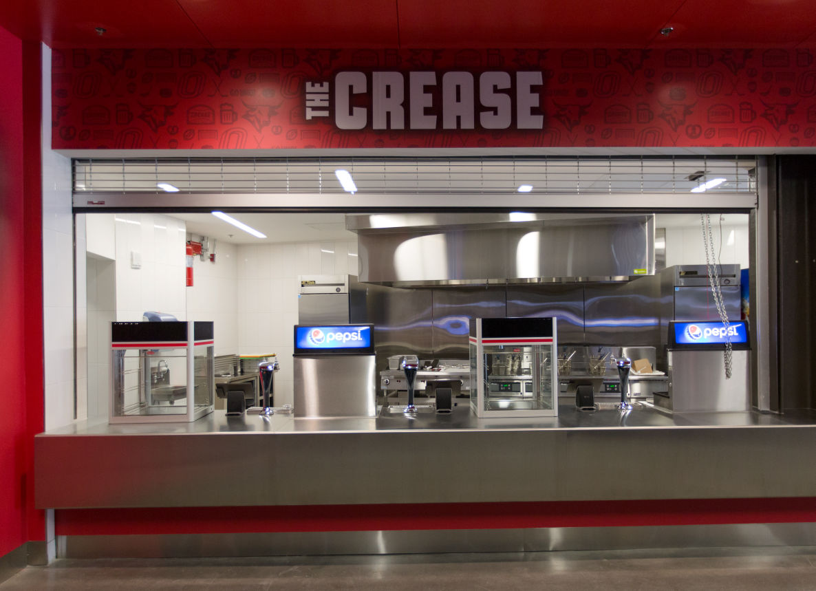 Baxter Arena - The Crease